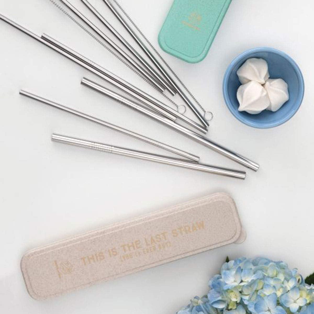 Juego de Pajitas Reutilizables DesignWorks Ink - Natural