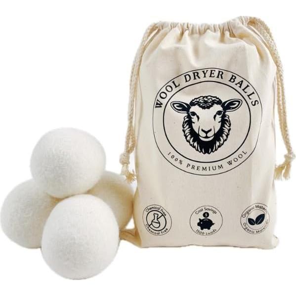Bolas de Secadora de Lana FADA XL Reutilizables 6 Pzas Ecológicas