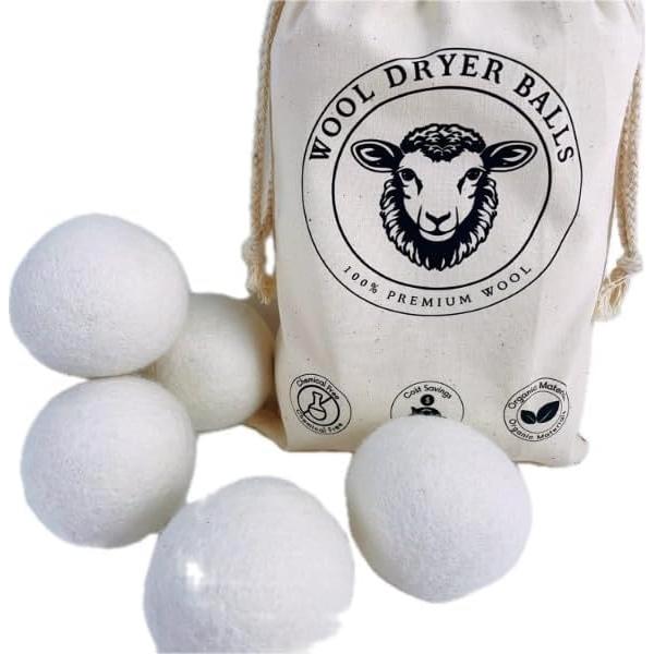 Bolas de Secadora de Lana FADA XL Reutilizables 6 Pzas Ecológicas