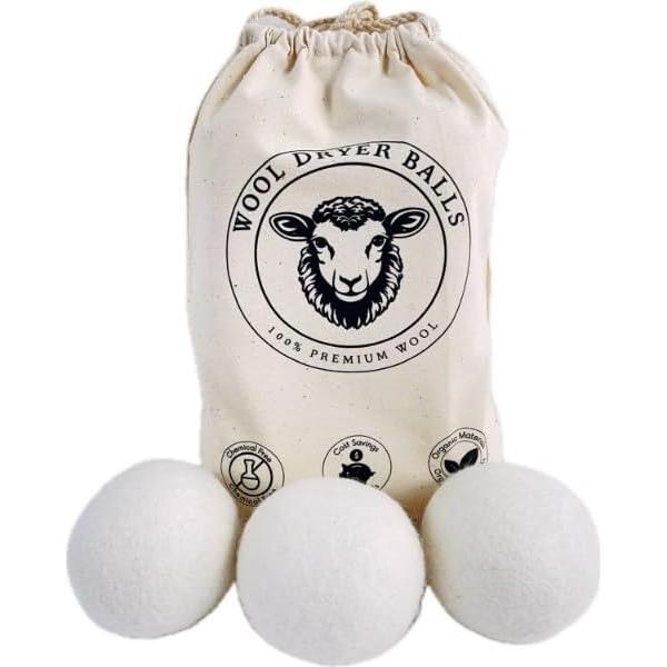 Bolas de Secadora de Lana FADA XL Reutilizables 6 Pzas Ecológicas