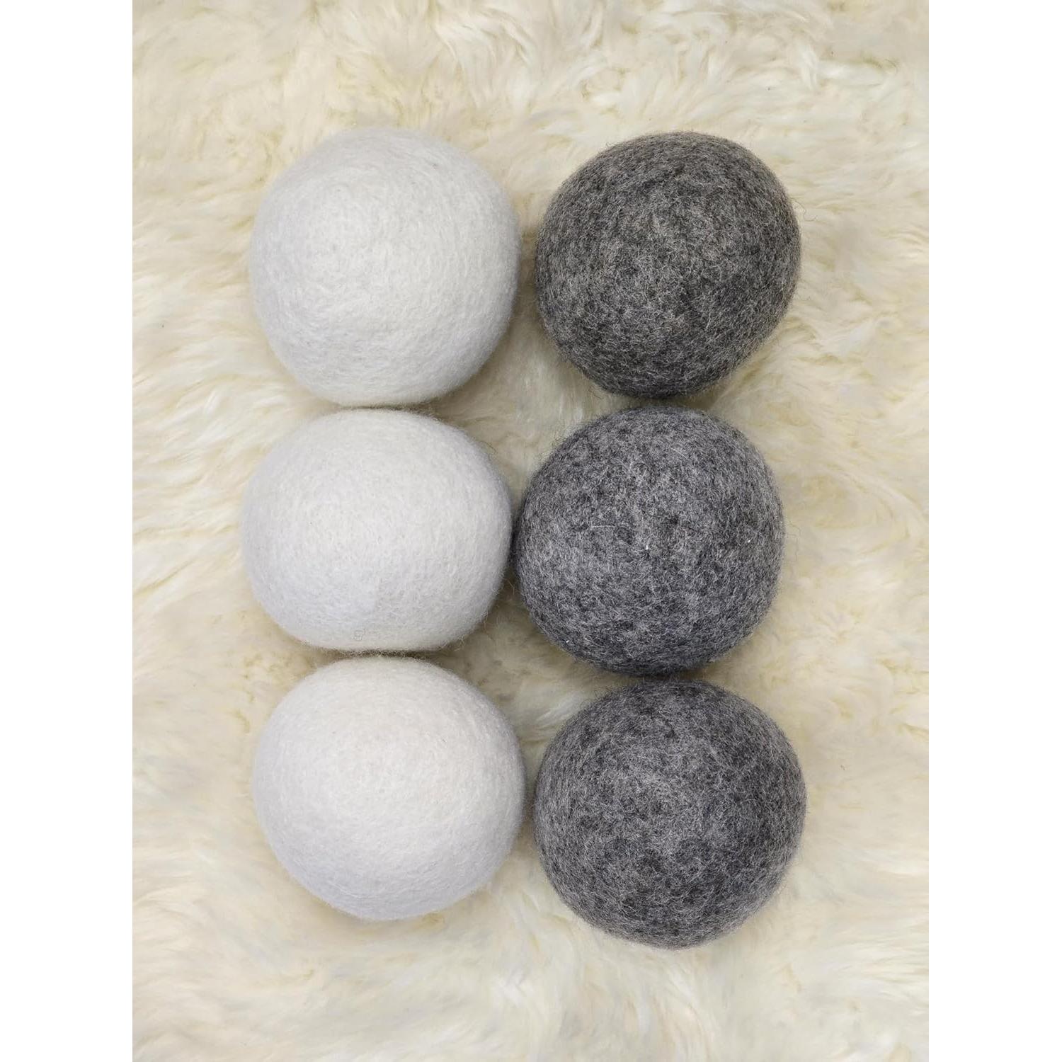 Bolas de Secadora de Lana XL Breta Home 6-Pack 100% Orgánica