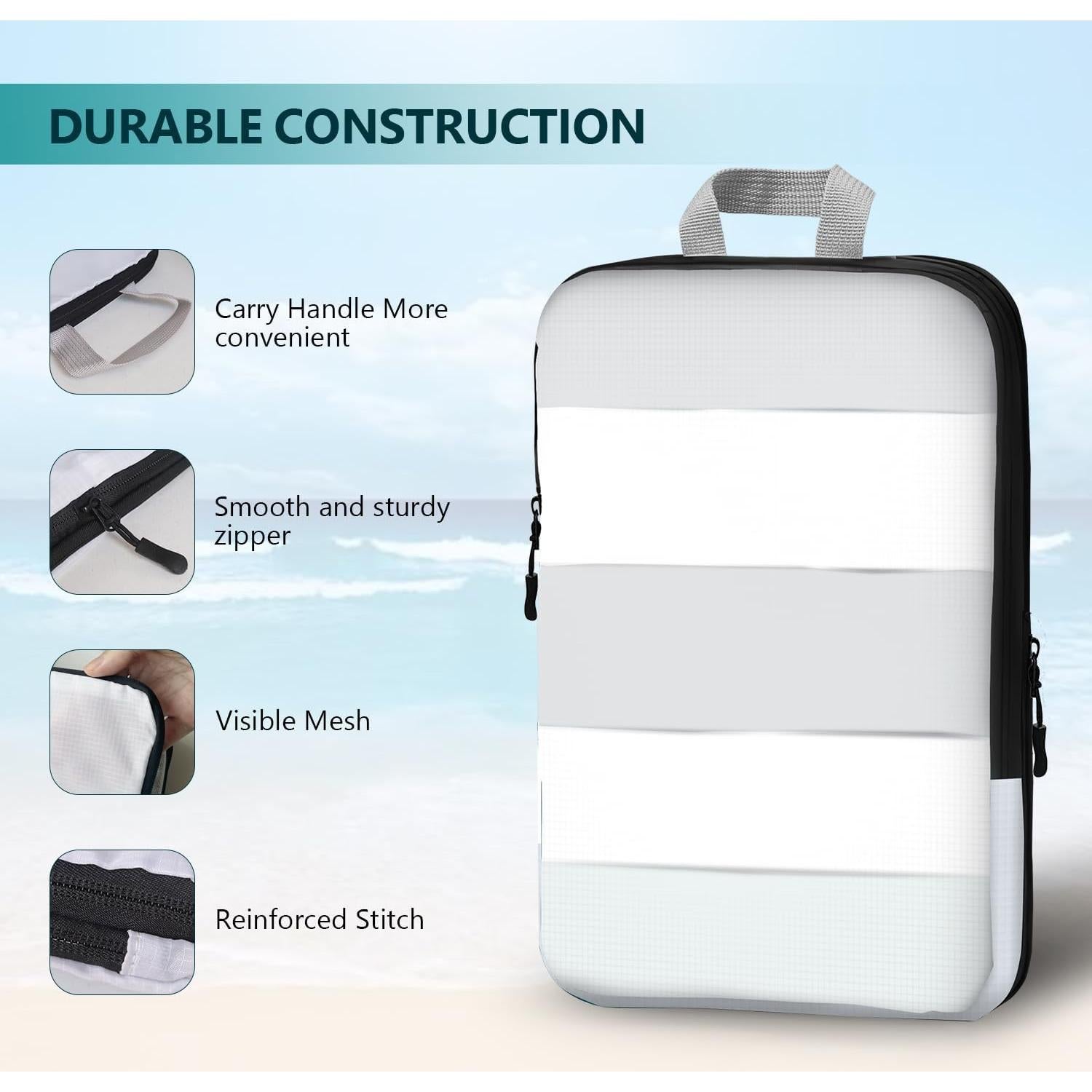 Cubos de Compresión para Viaje XBLGX - 5 Piezas, Organizador