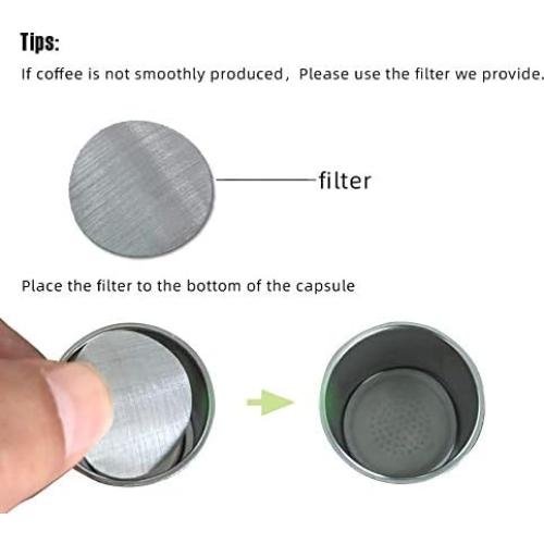 Cápsula de Café Reutilizable Capsulone para Illy - Acero Inoxidable