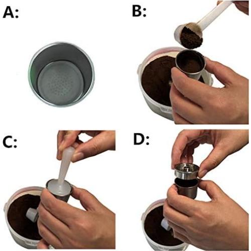 Cápsula de Café Reutilizable Capsulone para Illy - Acero Inoxidable