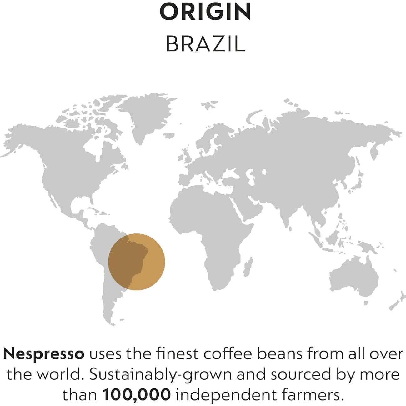 Cápsulas de Café Espresso Nespresso Río de Janeiro 50 Unidades