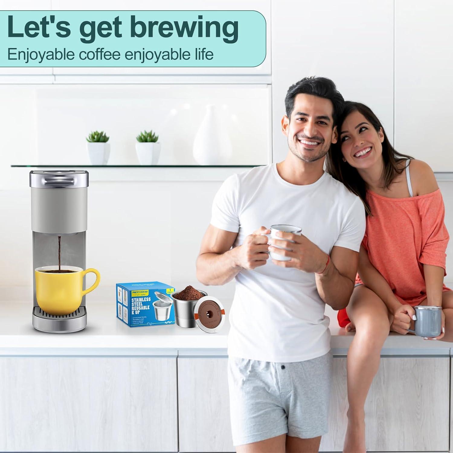 Filtros de Café Reutilizables RETHONE K Cup Acero Inoxidable 1 Paquete
