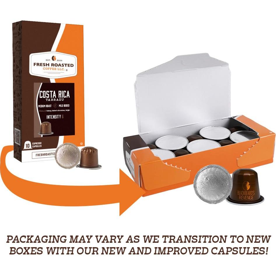 Cápsulas de Espresso Italiano Café Fresco Tostado 120 Unidades