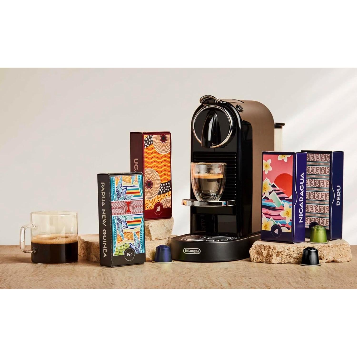 Cápsulas de Café Espresso Atlas Coffee Club Tostado Oscuro 40 Unidades