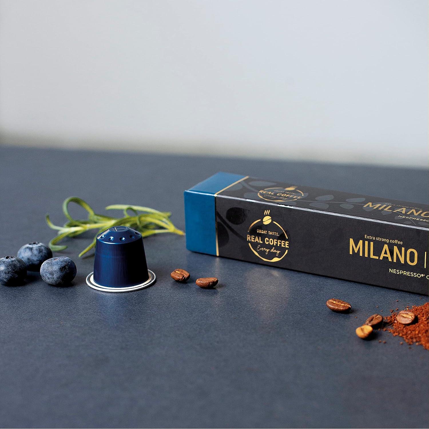 Cápsulas de Espresso Orgánico Milano para Nespresso - 100 Unidades
