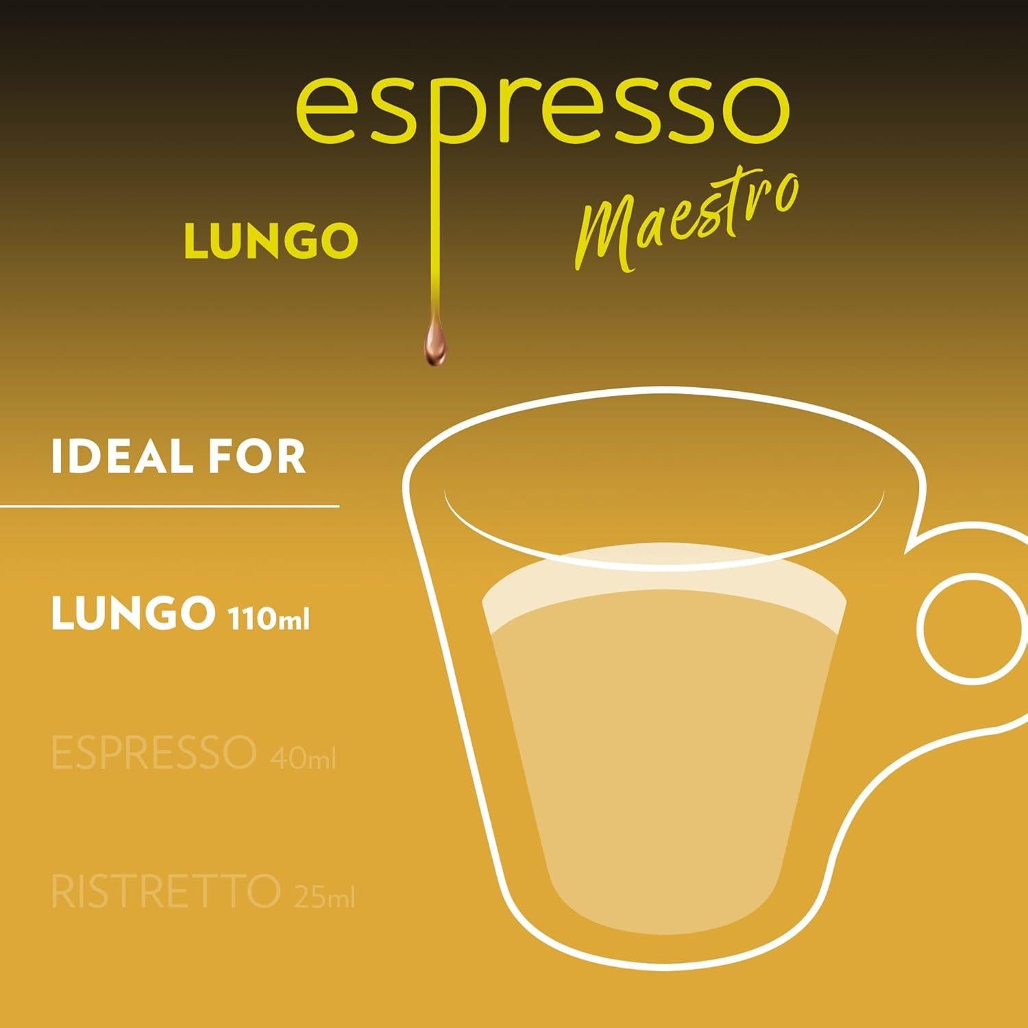 Cápsulas de Café Lavazza Avvolgente Lungo 60 Unidades Nespresso
