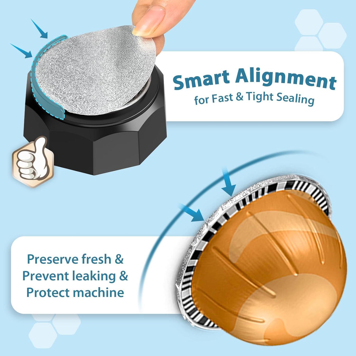 Kit de Cápsulas Reutilizables AANQQ para Nespresso Vertuo