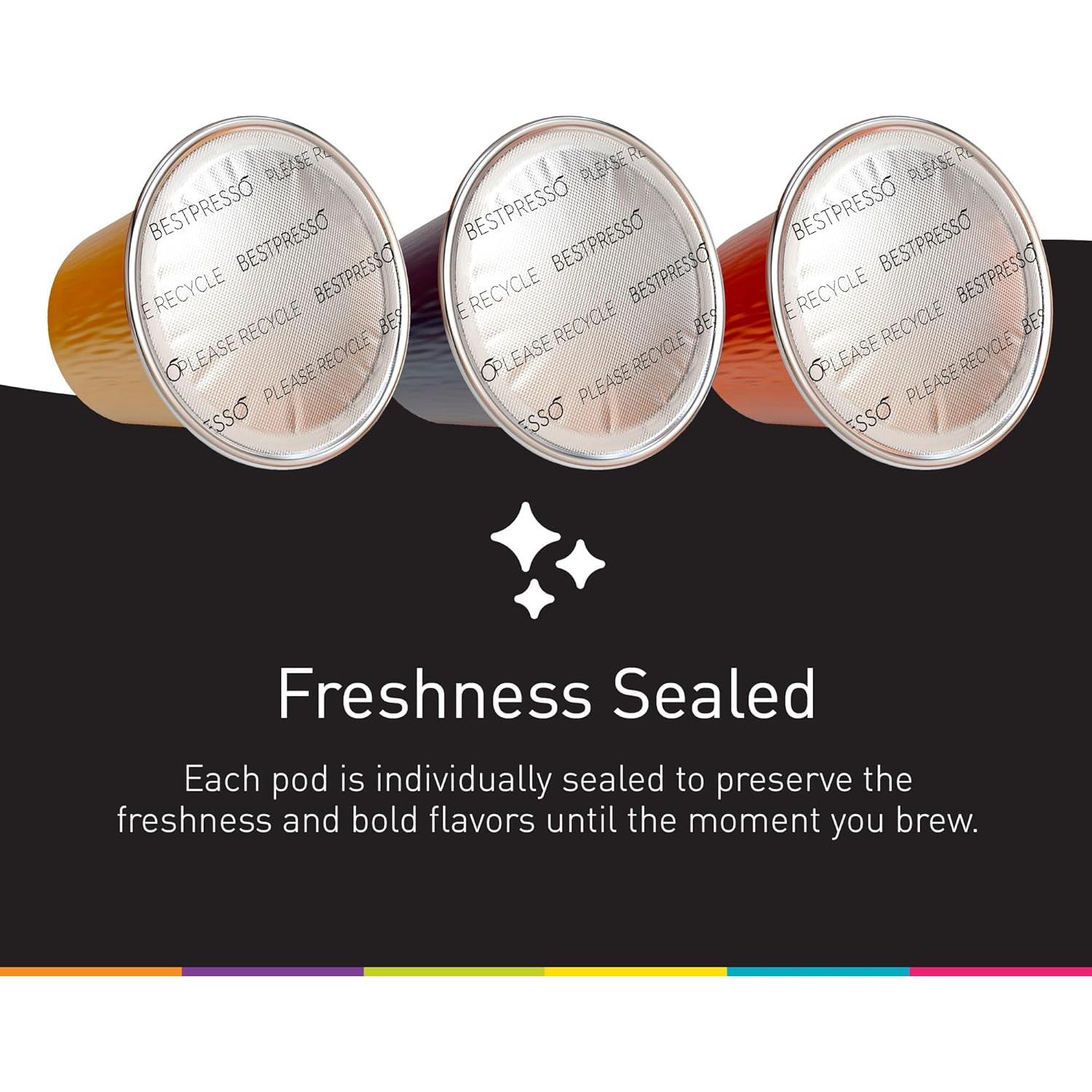 Cafés Bestpresso 120 cápsulas compatibles Nespresso Original