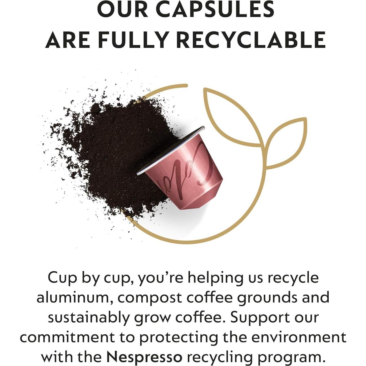 Cápsulas Nespresso Colombia Master Origin - 50 Cápsulas Café Tostado Medio