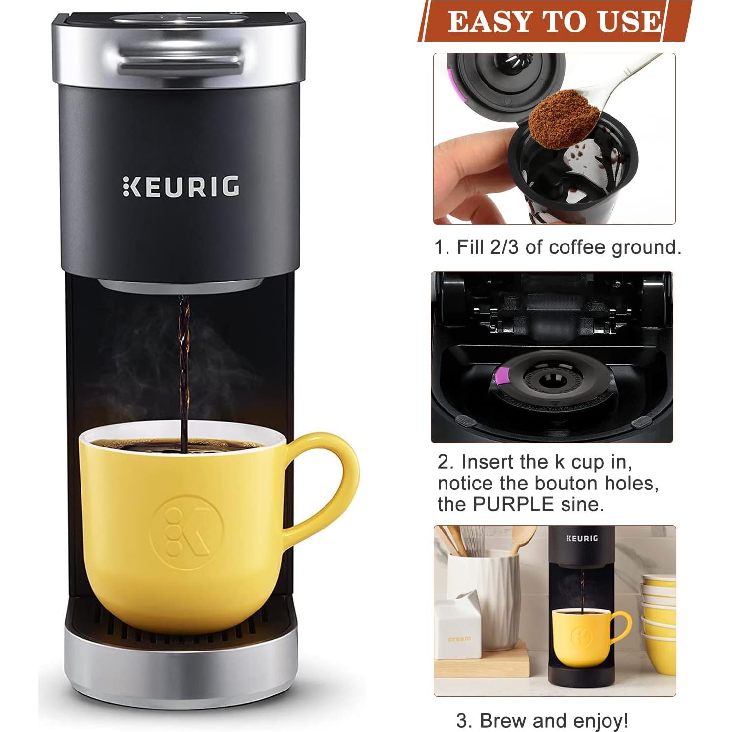 Tazas K reutilizables InwodiTeki para K-Mini y K-Duo, 4 unidades