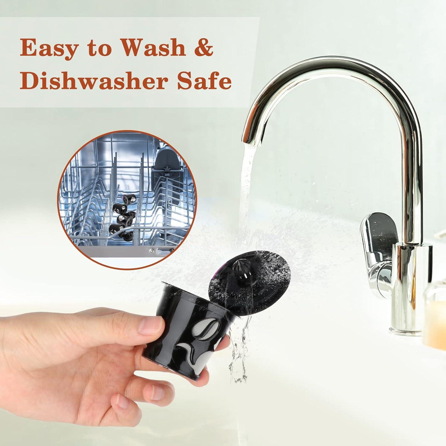 Tazas K reutilizables InwodiTeki para K-Mini y K-Duo, 4 unidades