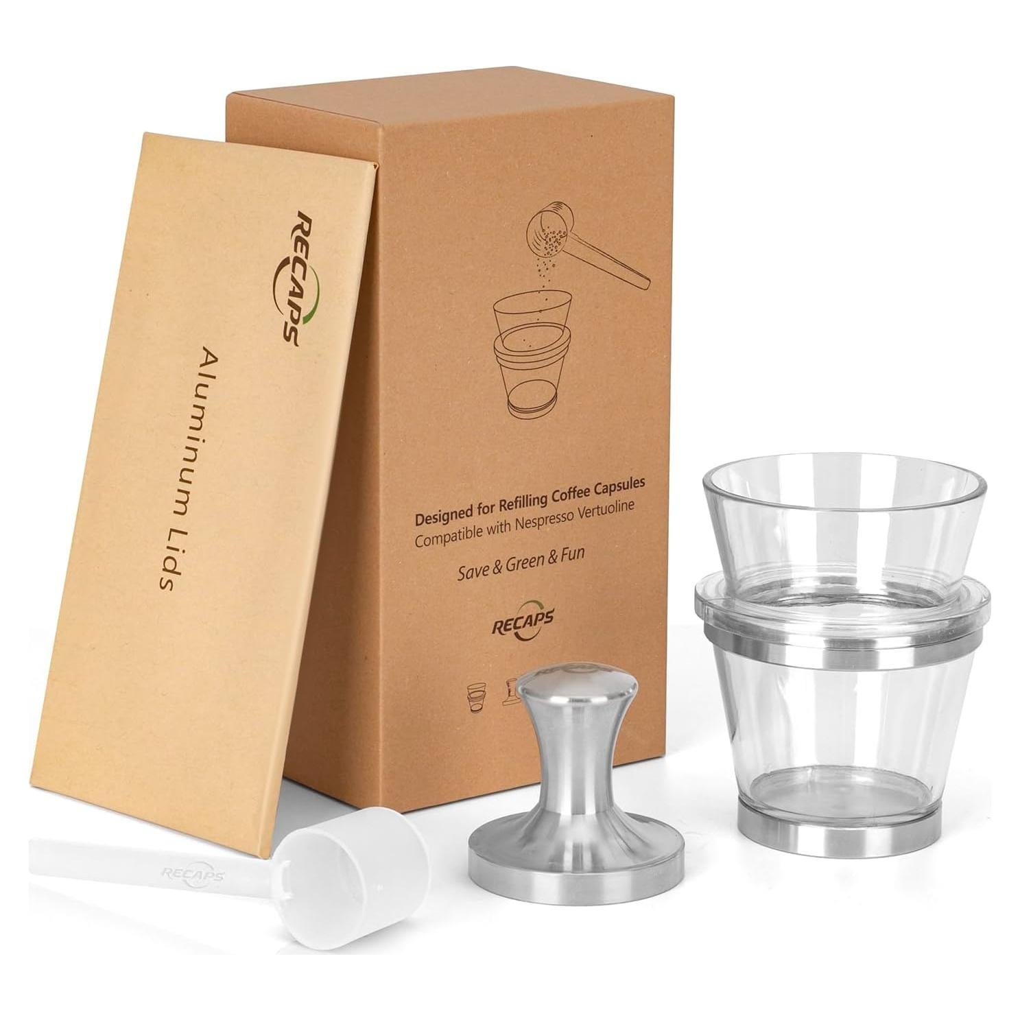 Kit de Compresor y Soporte RECAPS para Cápsulas Vertuoline