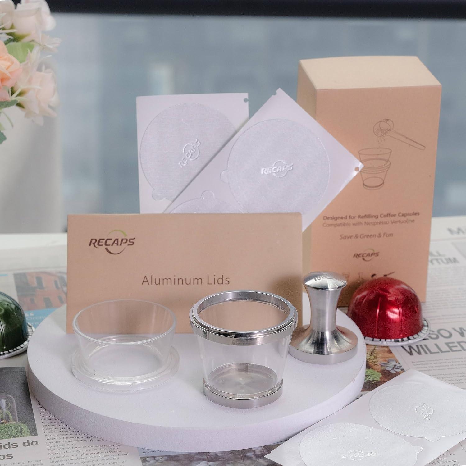 Kit de Compresor y Soporte RECAPS para Cápsulas Vertuoline