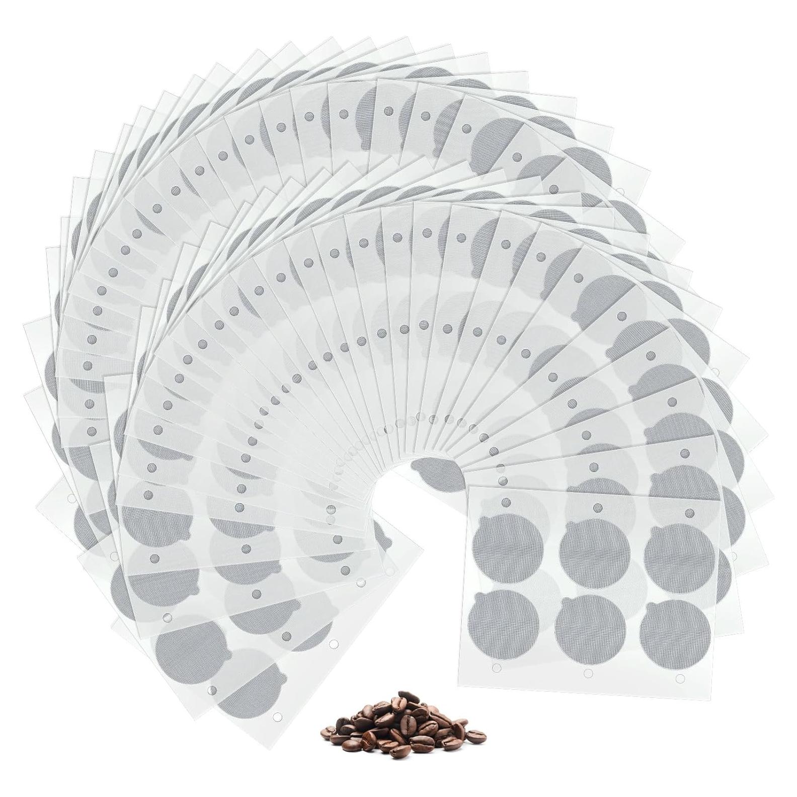 Ctosree 204 Sellos de Aluminio para Cápsulas de Café Espresso 37mm