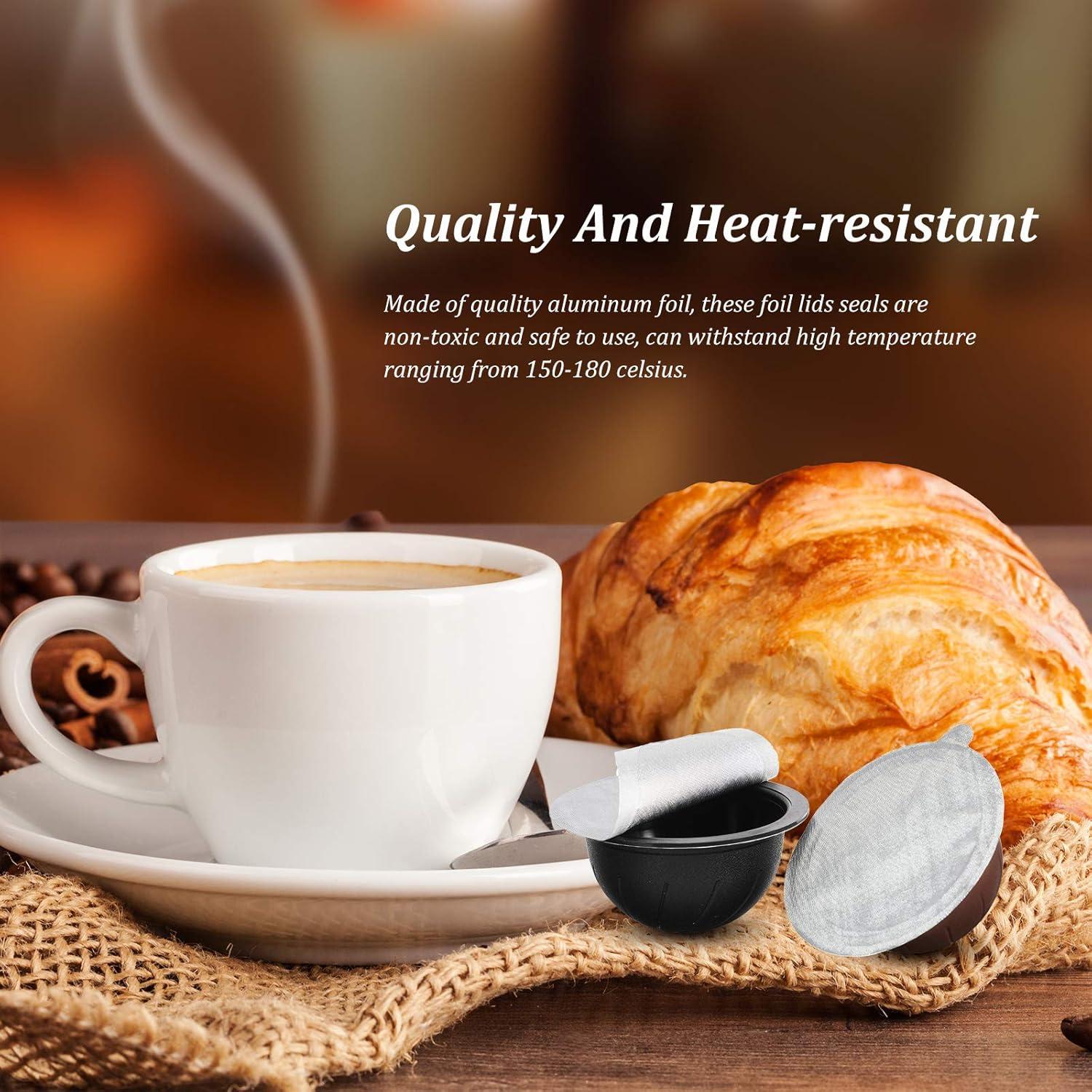 Tapas de Aluminio Zonon para Cápsulas Nespresso Vertuoline 63 mm (150)