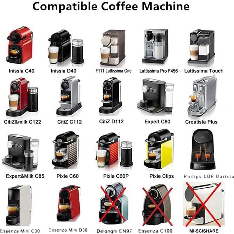 Cápsulas de café reutilizables MG Coffee acero inoxidable 5g