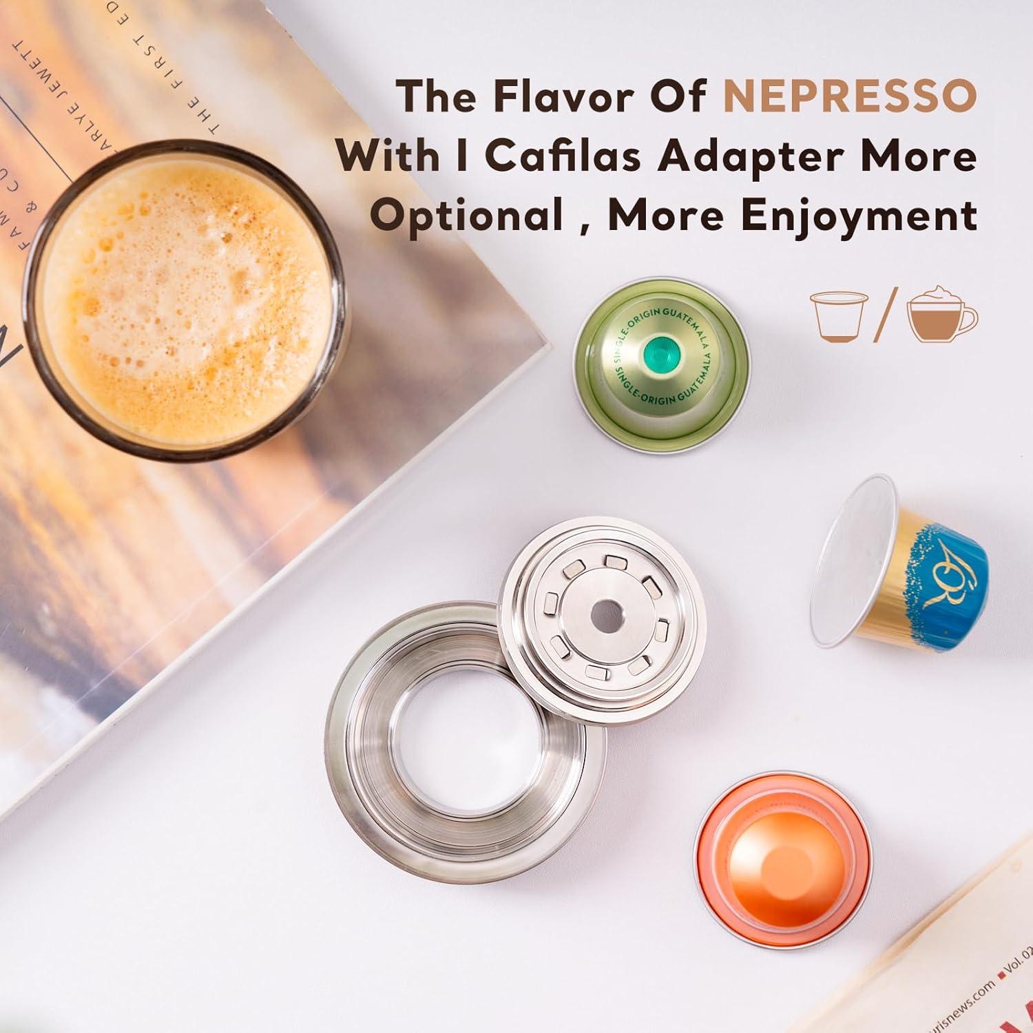 Adaptador de Cápsulas de Café Reutilizables HAILASRE para De'Longhi