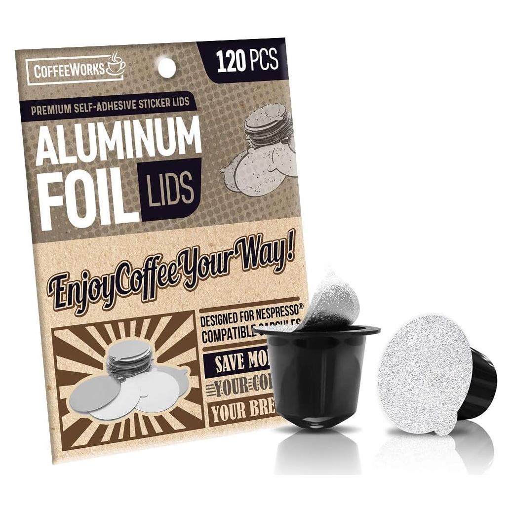 Tapas de Sellado de Aluminio Reutilizables MCBEANS 120 Unidades