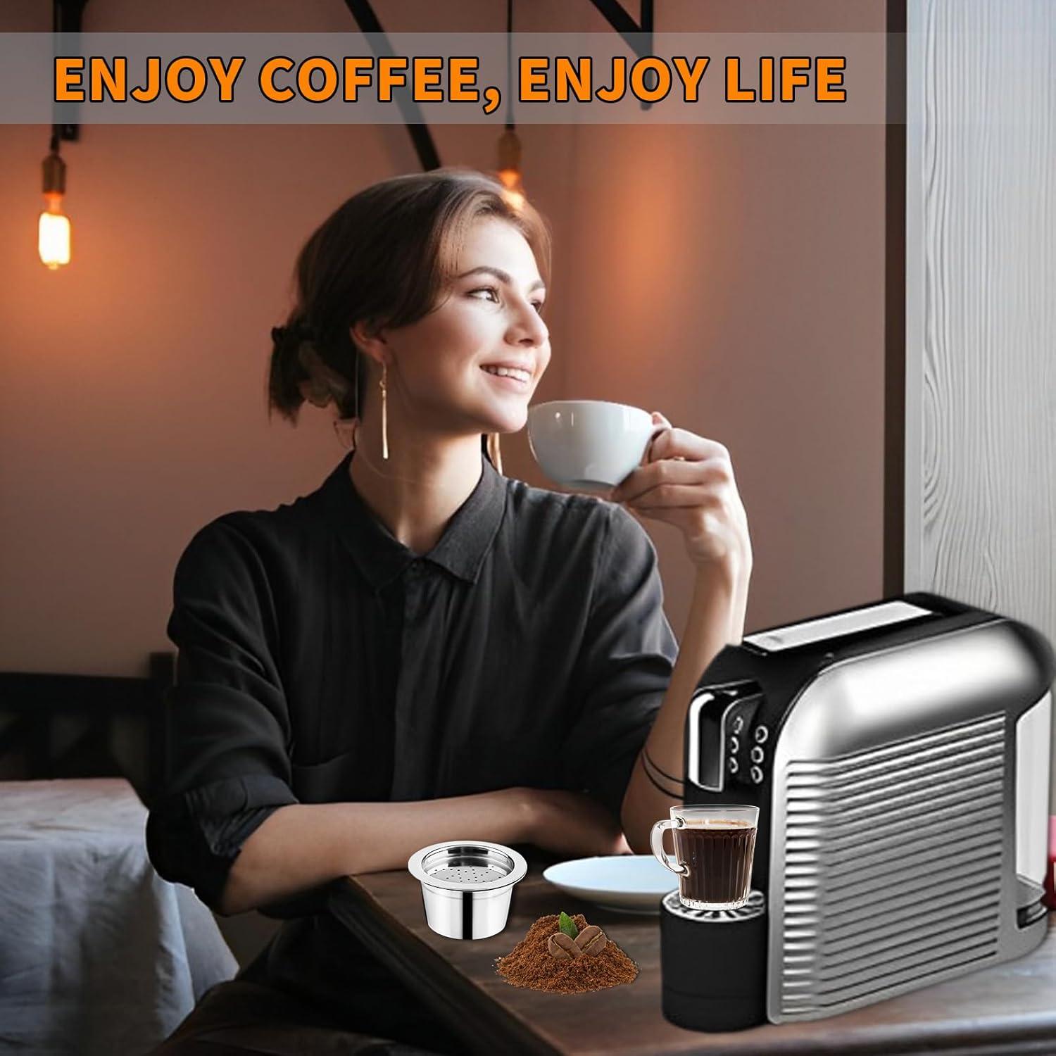 Cápsulas de café reutilizables FOVNOT para K Fee - Acero inoxidable