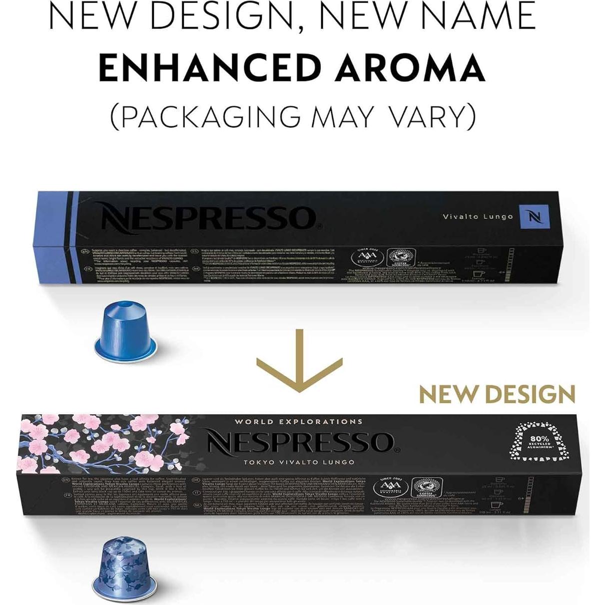 Cápsulas de Café Nespresso Original 50 Variedad Espresso