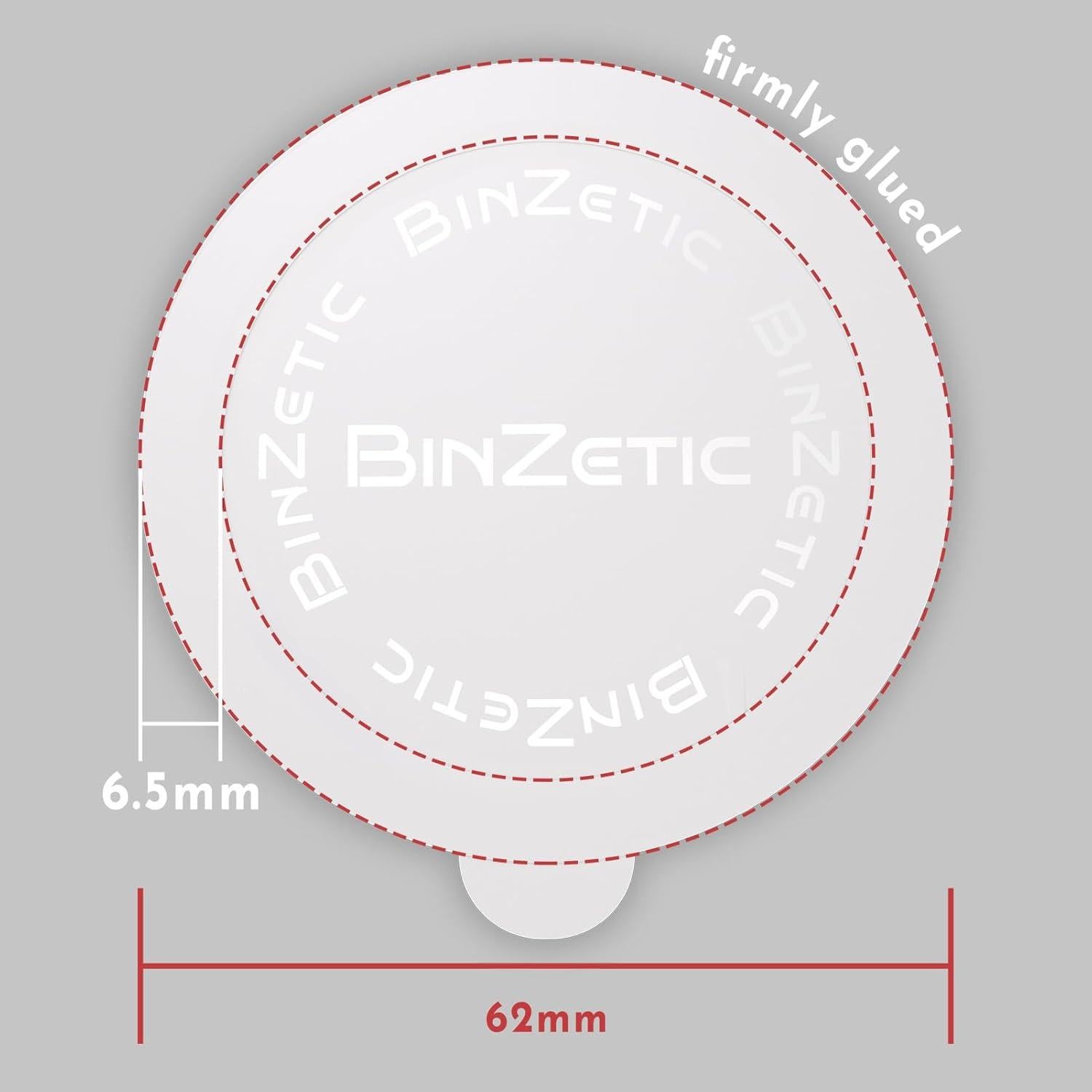 100 Tapas de Sellado Aluminio BinZetic para Nespresso Vertuo 62mm