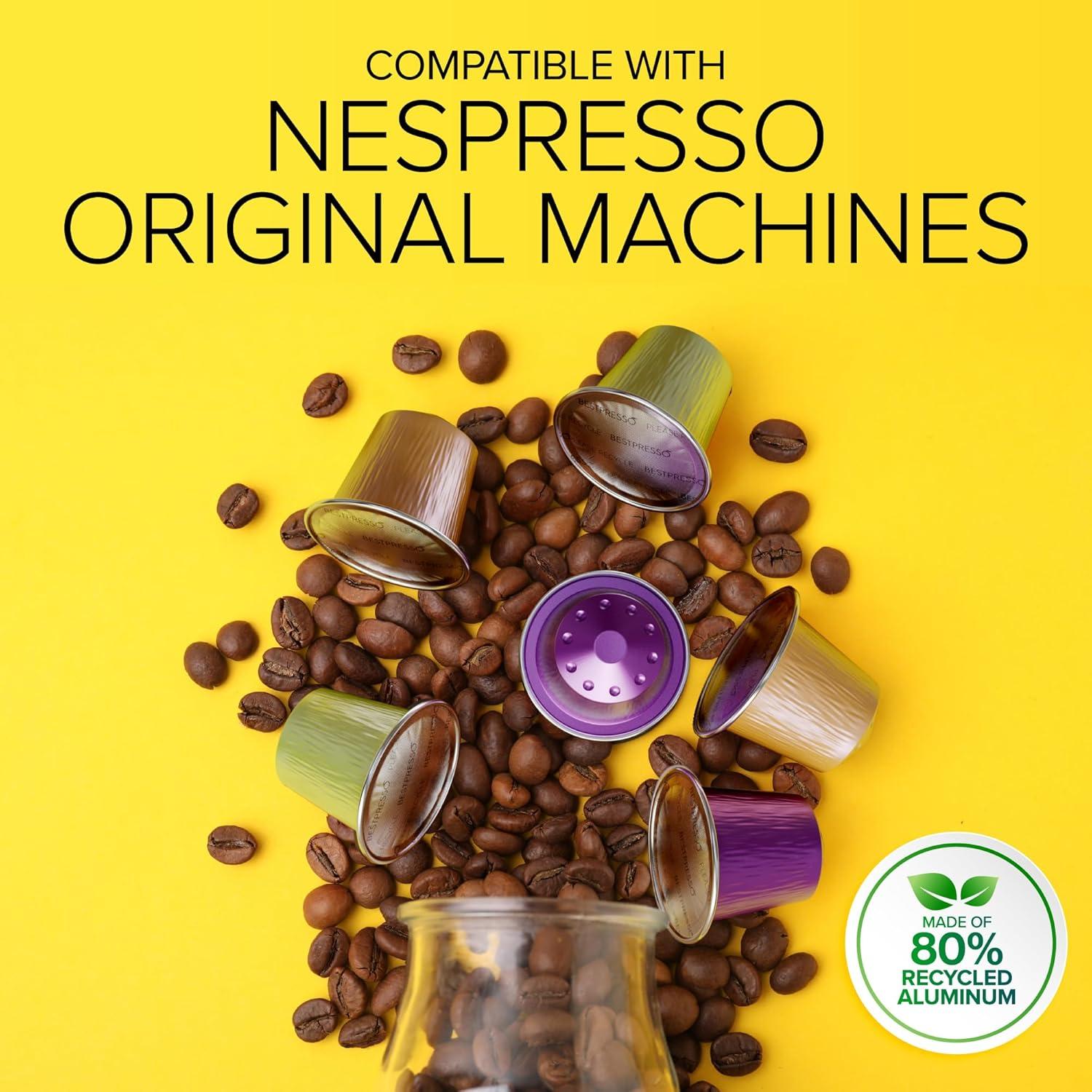 Cápsulas de Espresso Bestpresso Orgánico 120 Unidades Nespresso