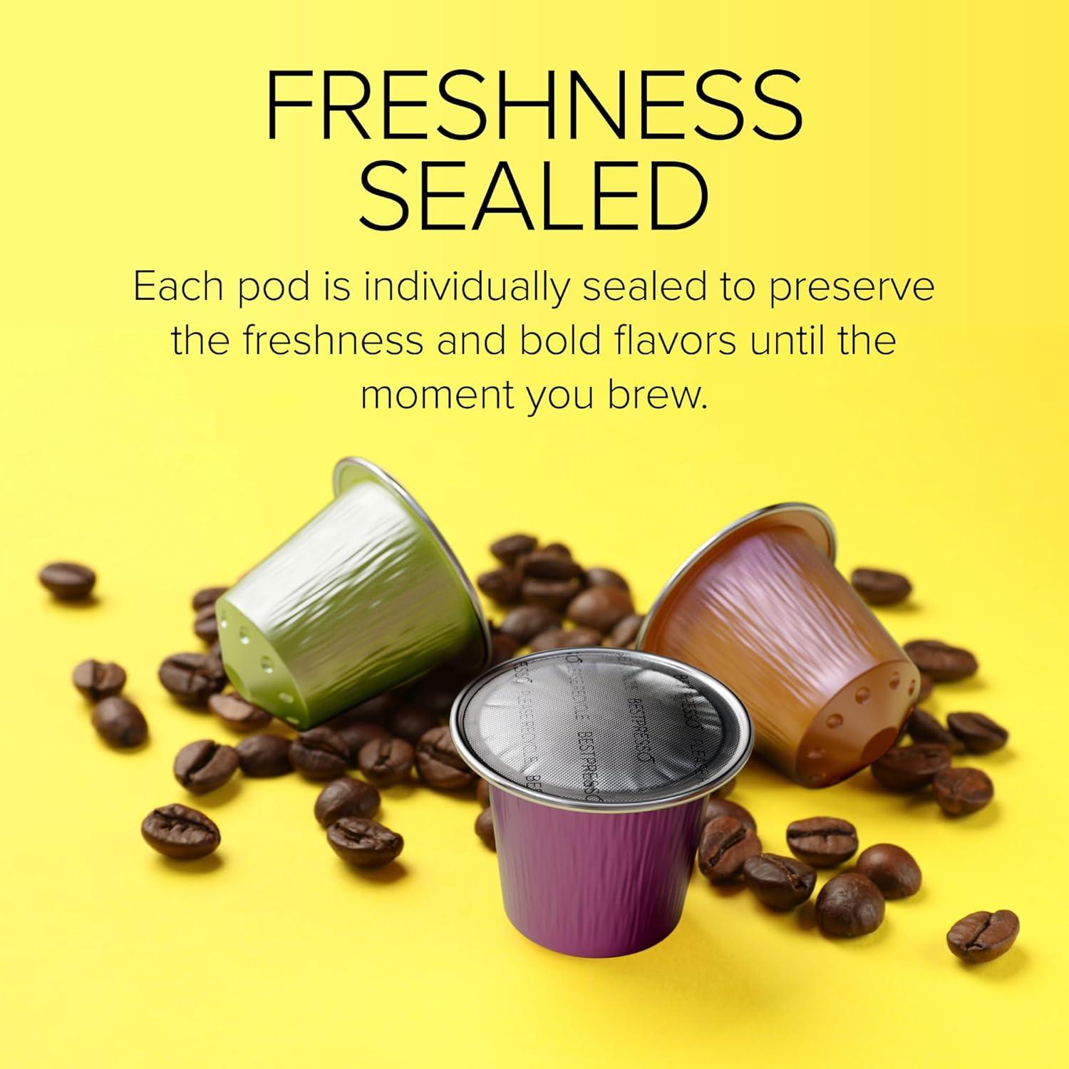 Cápsulas de Espresso Bestpresso Orgánico 120 Unidades Nespresso