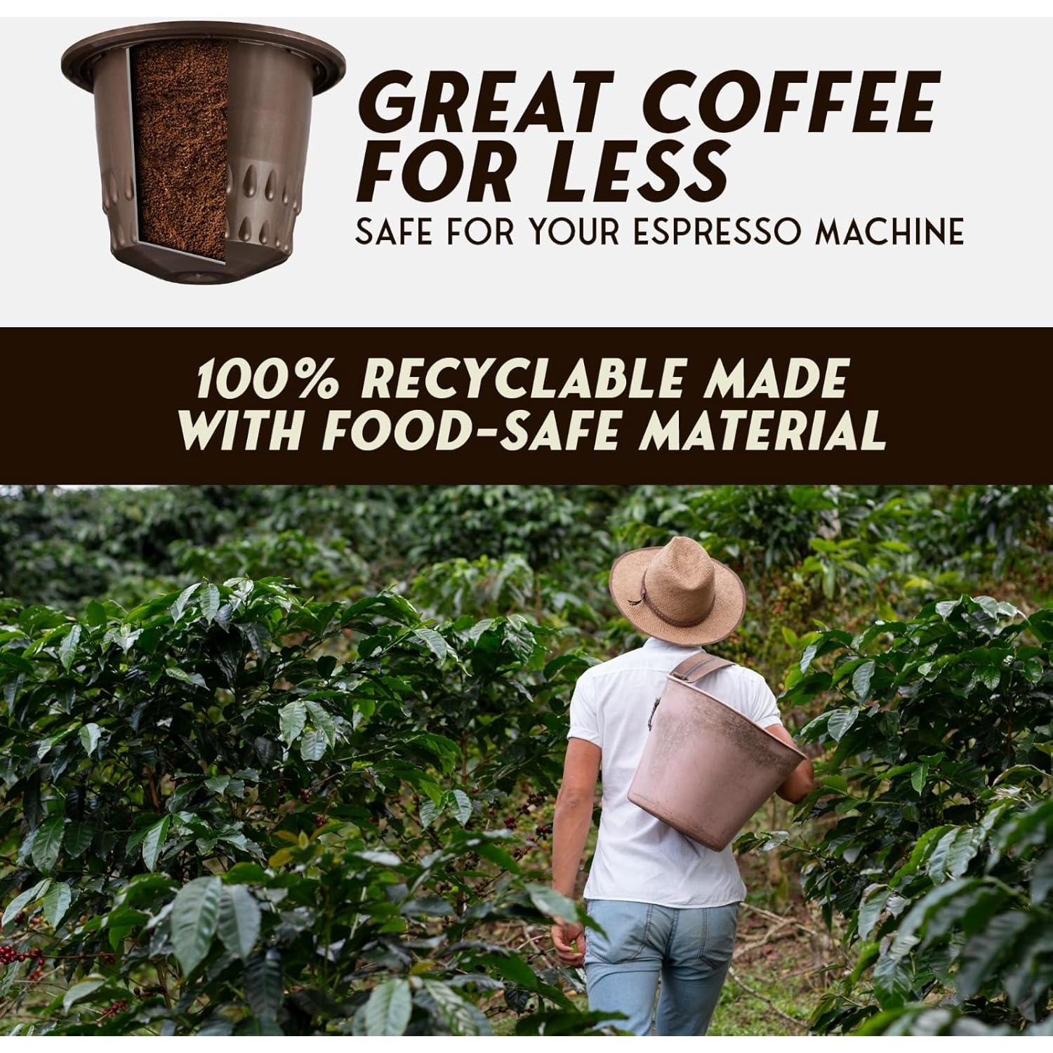 Cápsulas de Café Espresso Italia para Nespresso - 100 Unidades