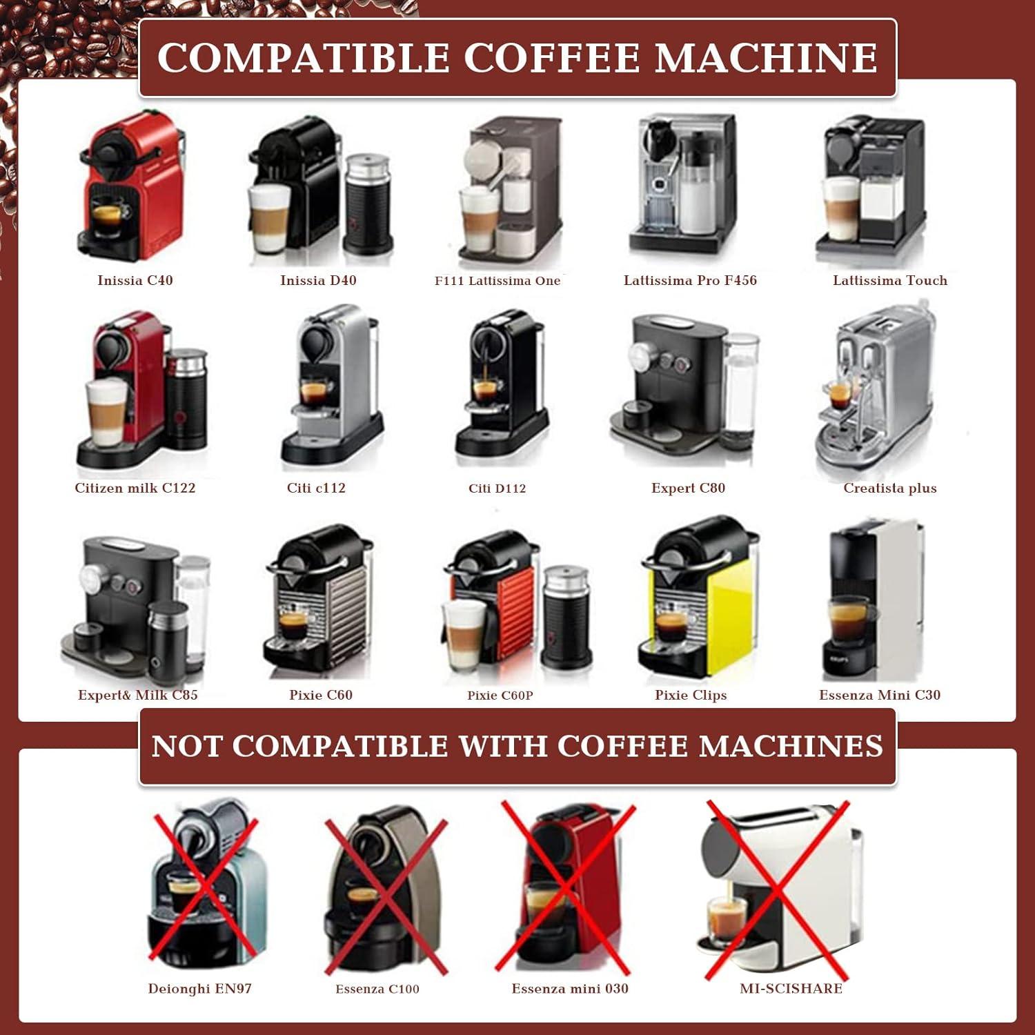 Cápsulas de Espresso Reutilizables Tanlade 2 Piezas Acero Inoxidable