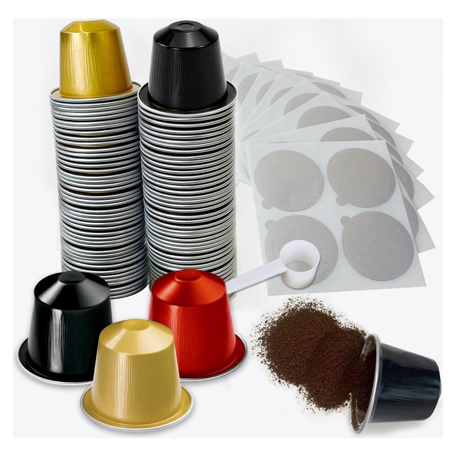 Cápsulas Recargables Nuyoach para Nespresso Original - 90 Unidades