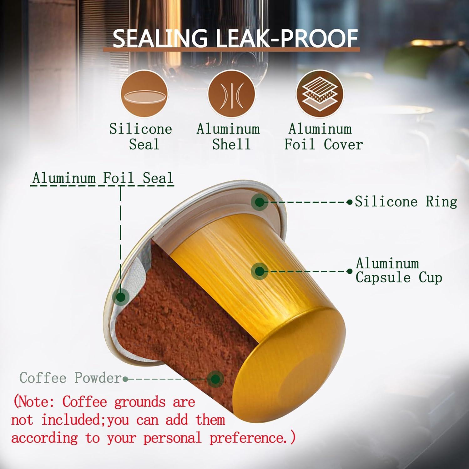 Cápsulas Recargables Nuyoach para Nespresso Original - 90 Unidades