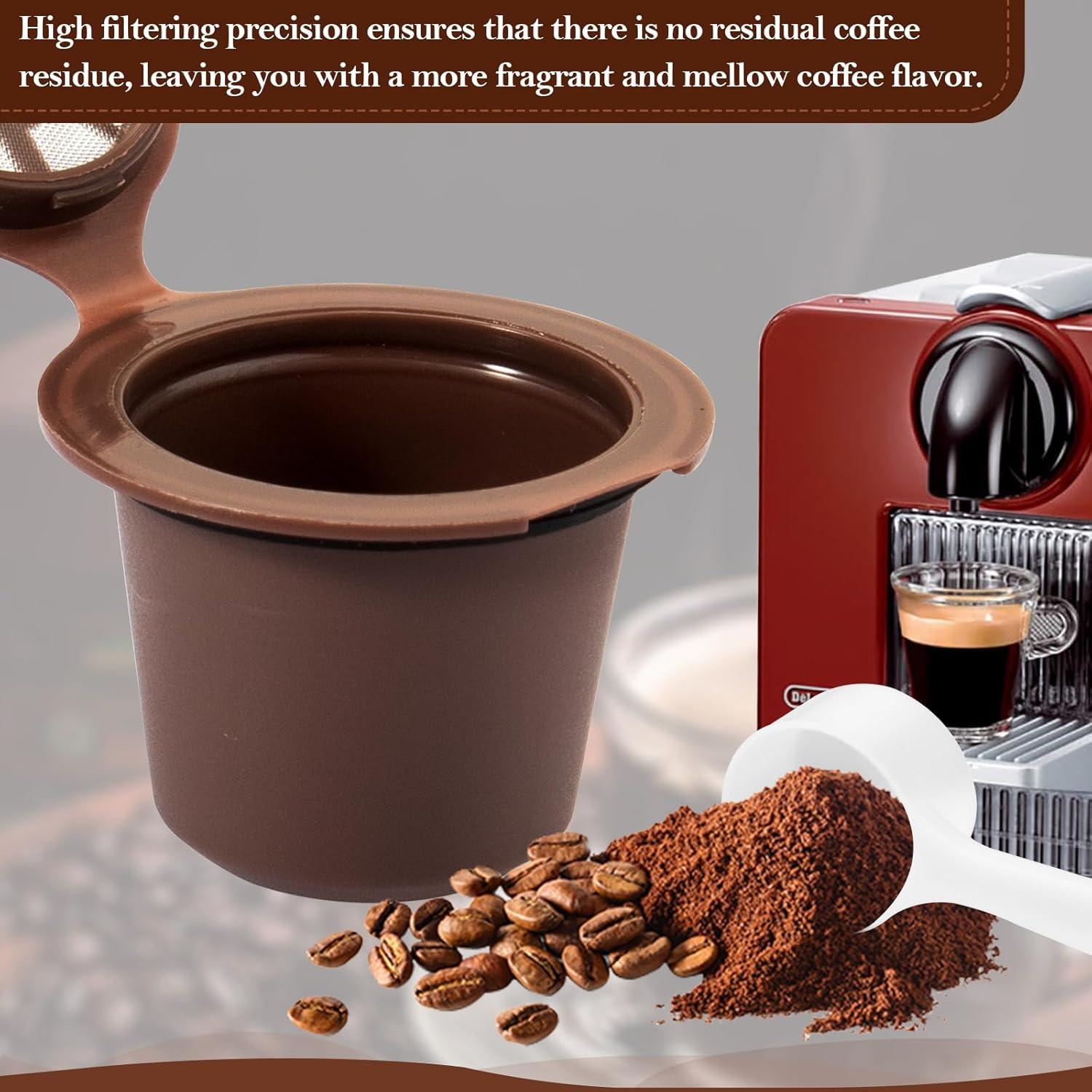 Cápsulas de café reutilizables Rugam para Nespresso - Paquete de 6