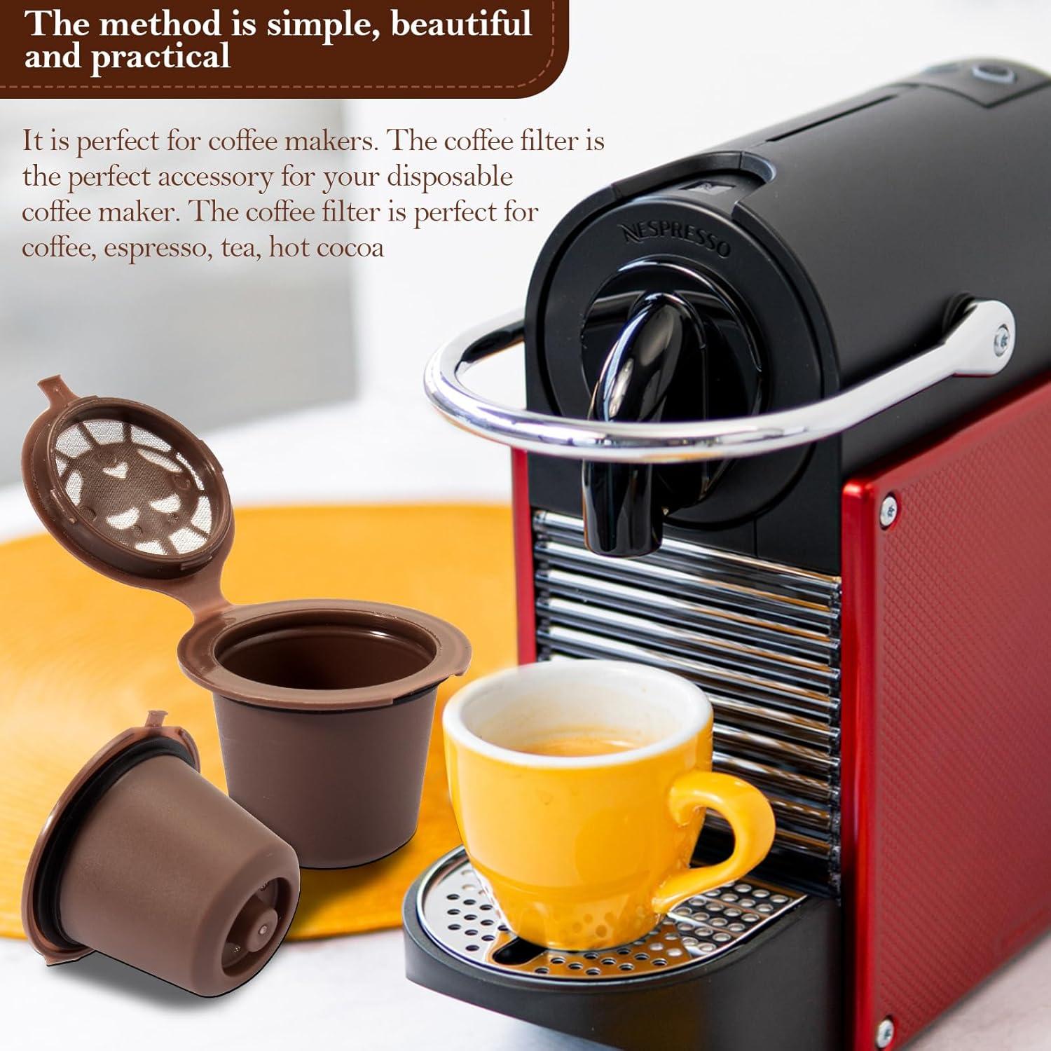 Cápsulas de café reutilizables Rugam para Nespresso - Paquete de 6