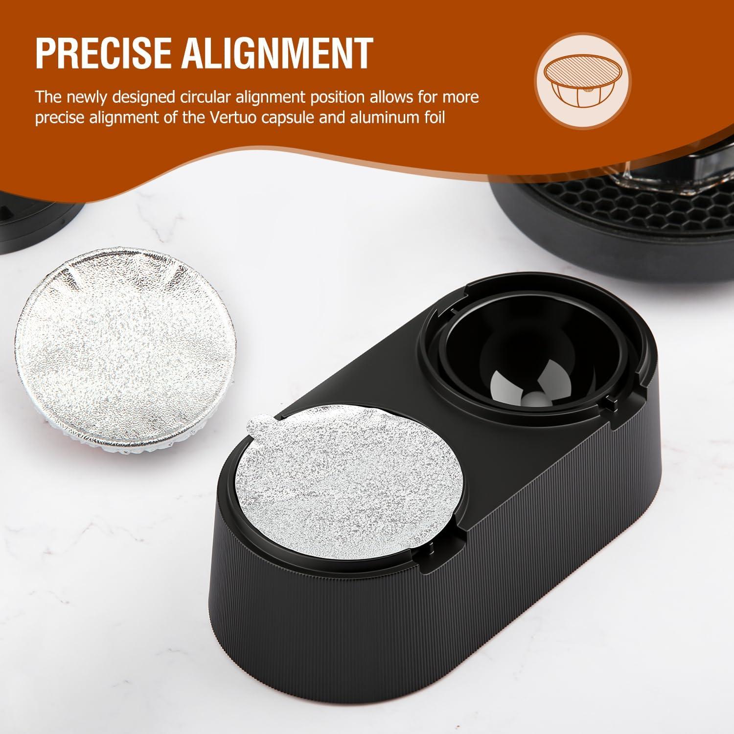 Kit de Recarga para Cápsulas Nespresso Vertuo GARLIFUR 52 Piezas