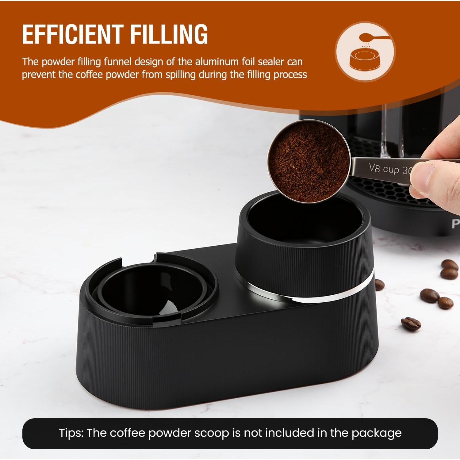 Kit de Recarga para Cápsulas Nespresso Vertuo GARLIFUR 52 Piezas