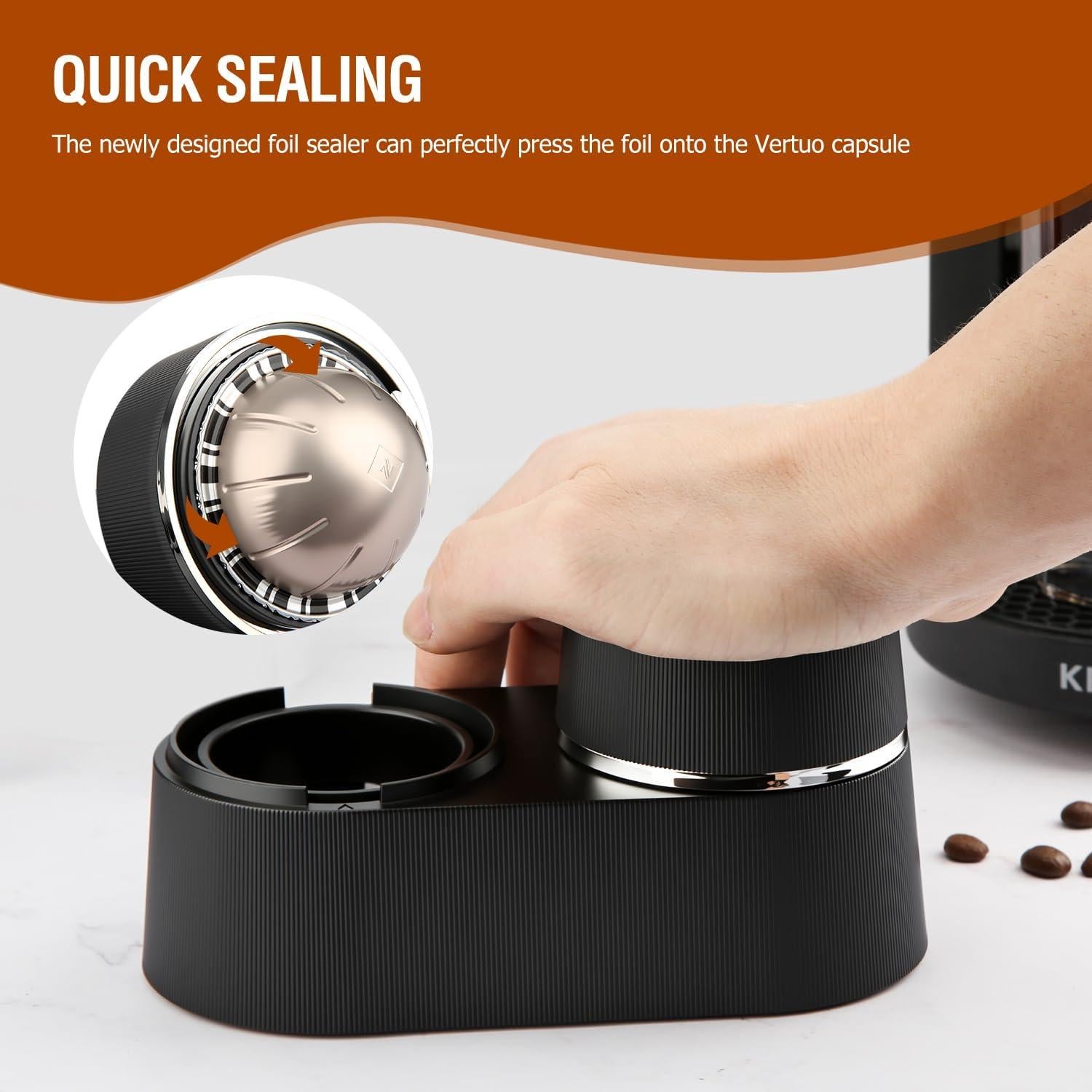 Kit de Recarga para Cápsulas Nespresso Vertuo GARLIFUR 52 Piezas