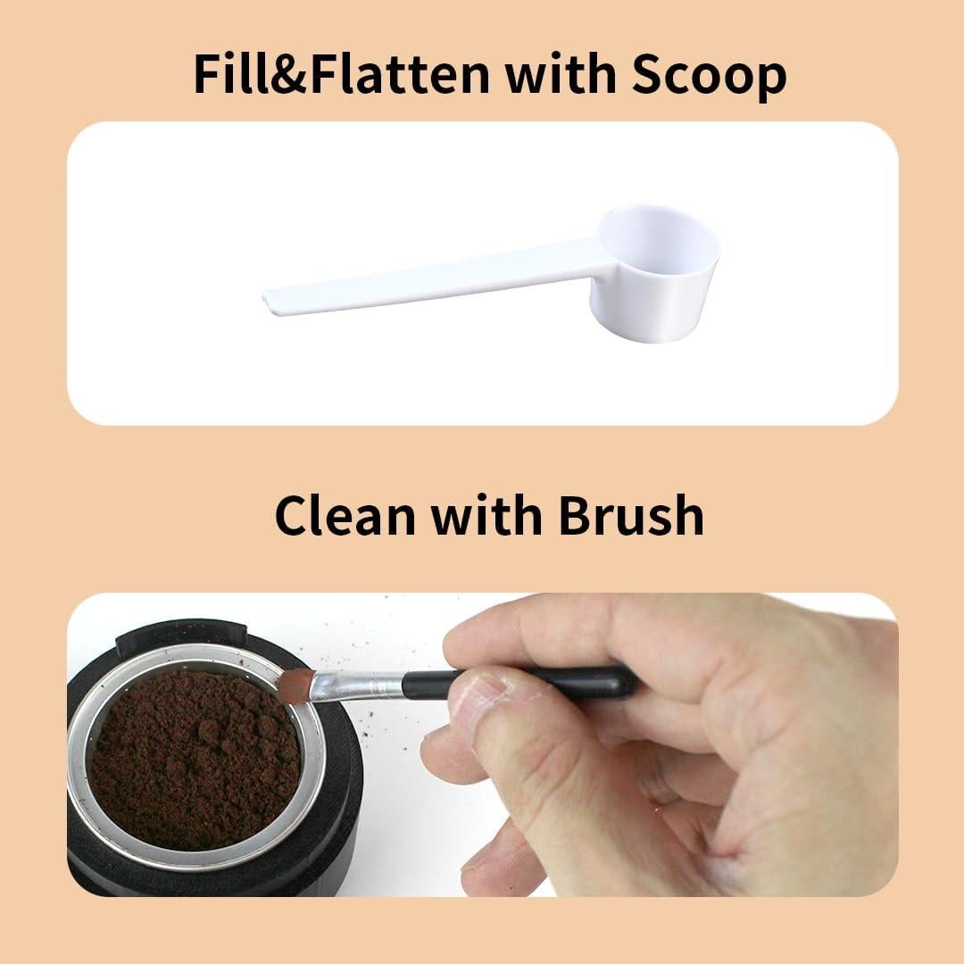 Kit de Cápsulas Reutilizables Nespresso Vertuo con 100 Tapas