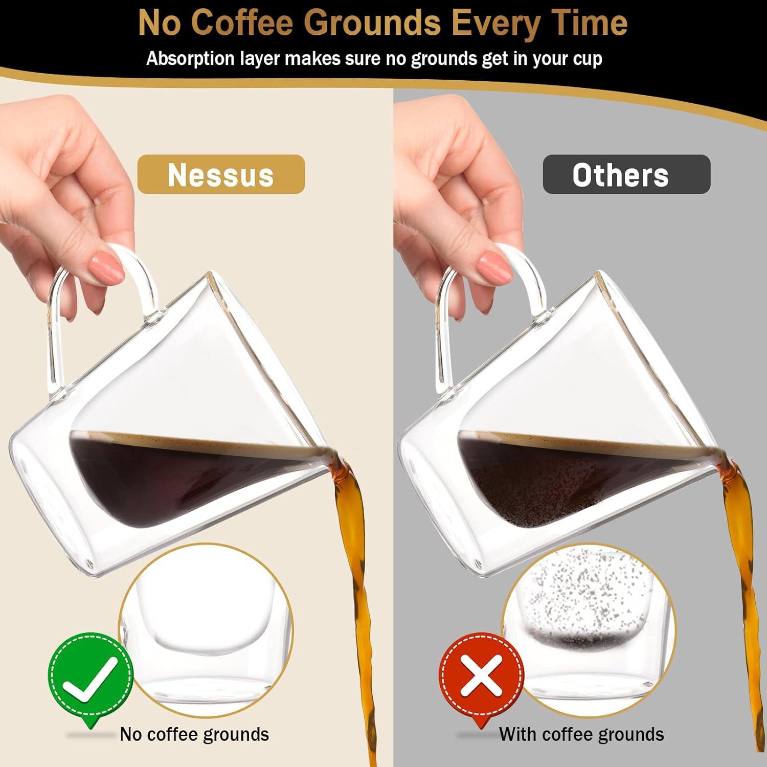 Tapas de Aluminio NESSUS para Cápsulas Nespresso Vertuo - 120 Pcs