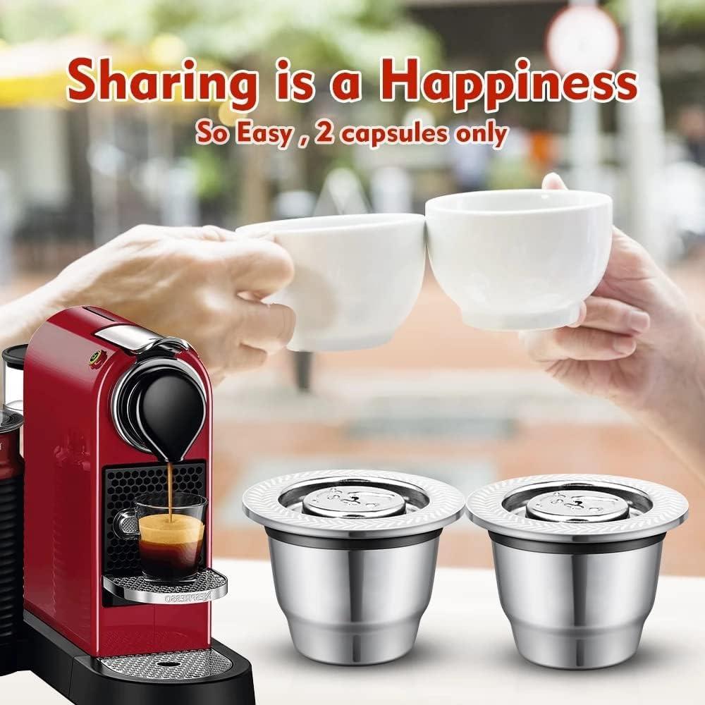 Cápsula de café crema reutilizable BRBHOM para Nespresso