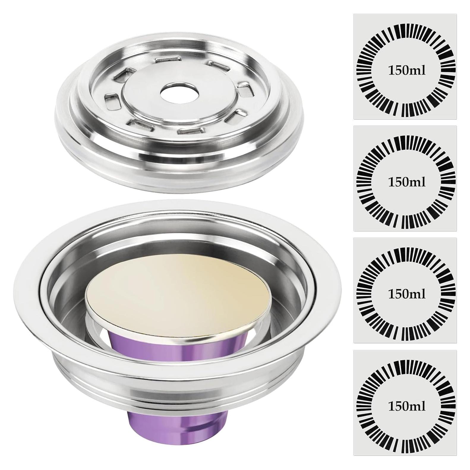 Adaptador de cápsula de café Feilifan para Nespresso Vertuo 150 ml