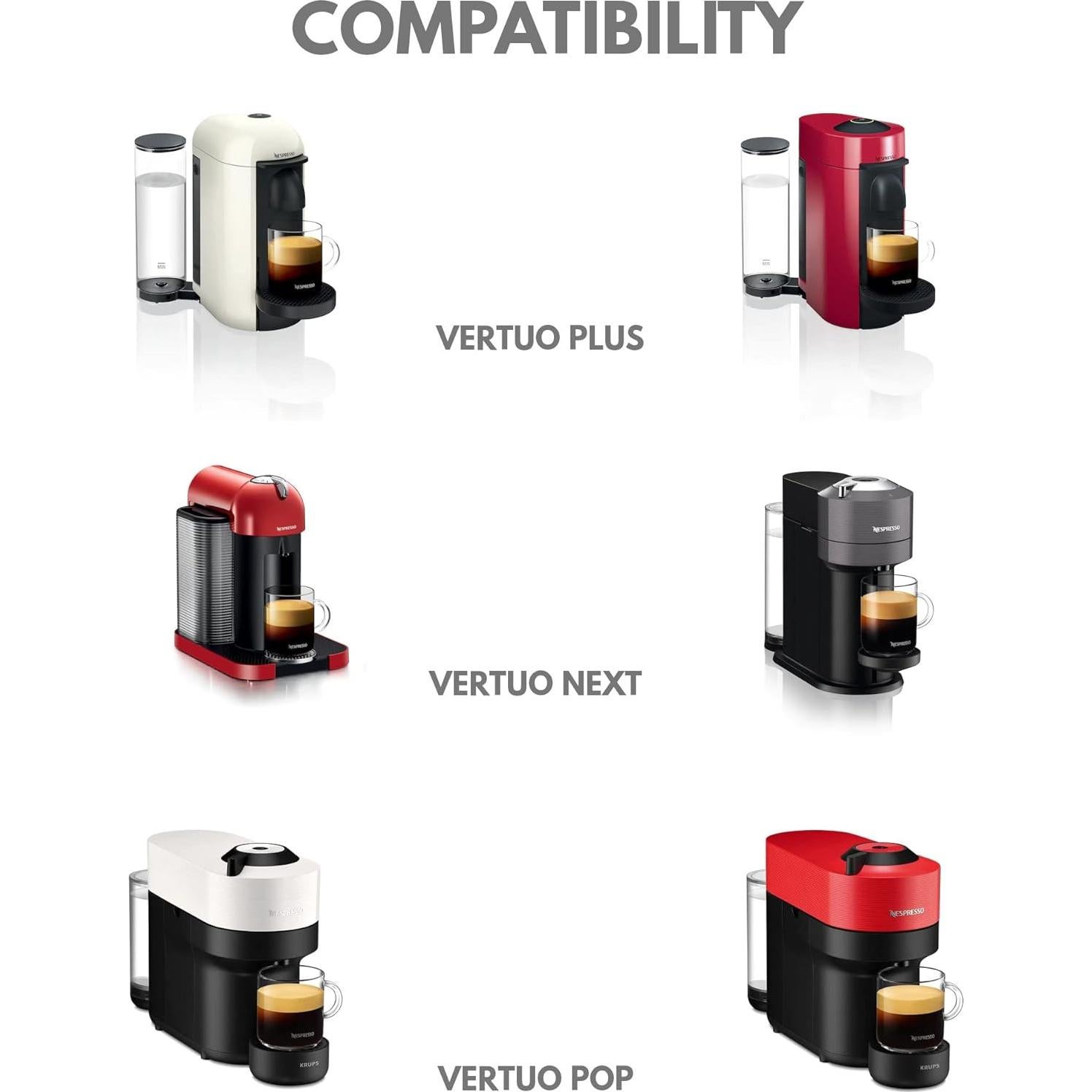 Tapa reutilizable Madama para Nespresso Vertuo - 4 unidades