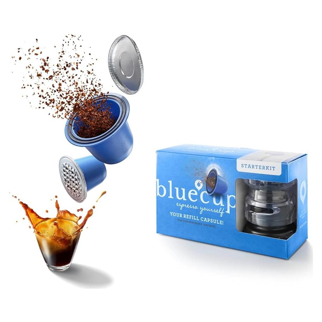 Cápsulas recargables Bluecup para Nespresso - Kit inicio 2 unidades
