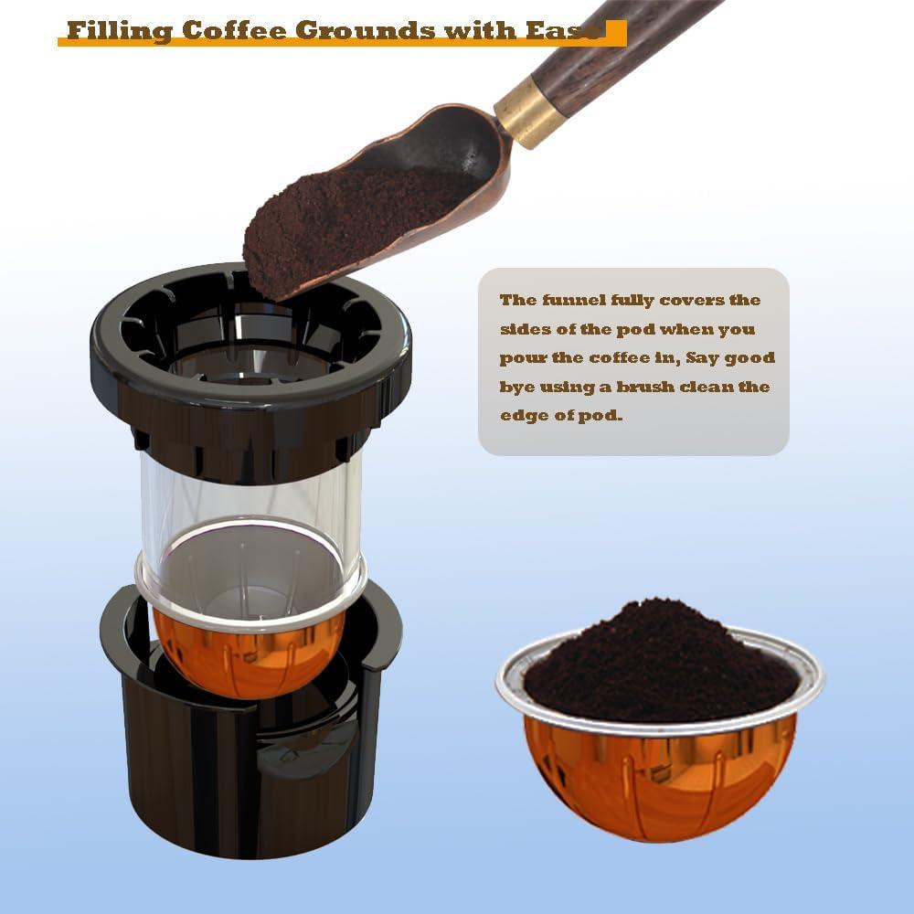 Kit de Herramientas Nespresso Vertuo + 100 Etiquetas Aluminio 63mm