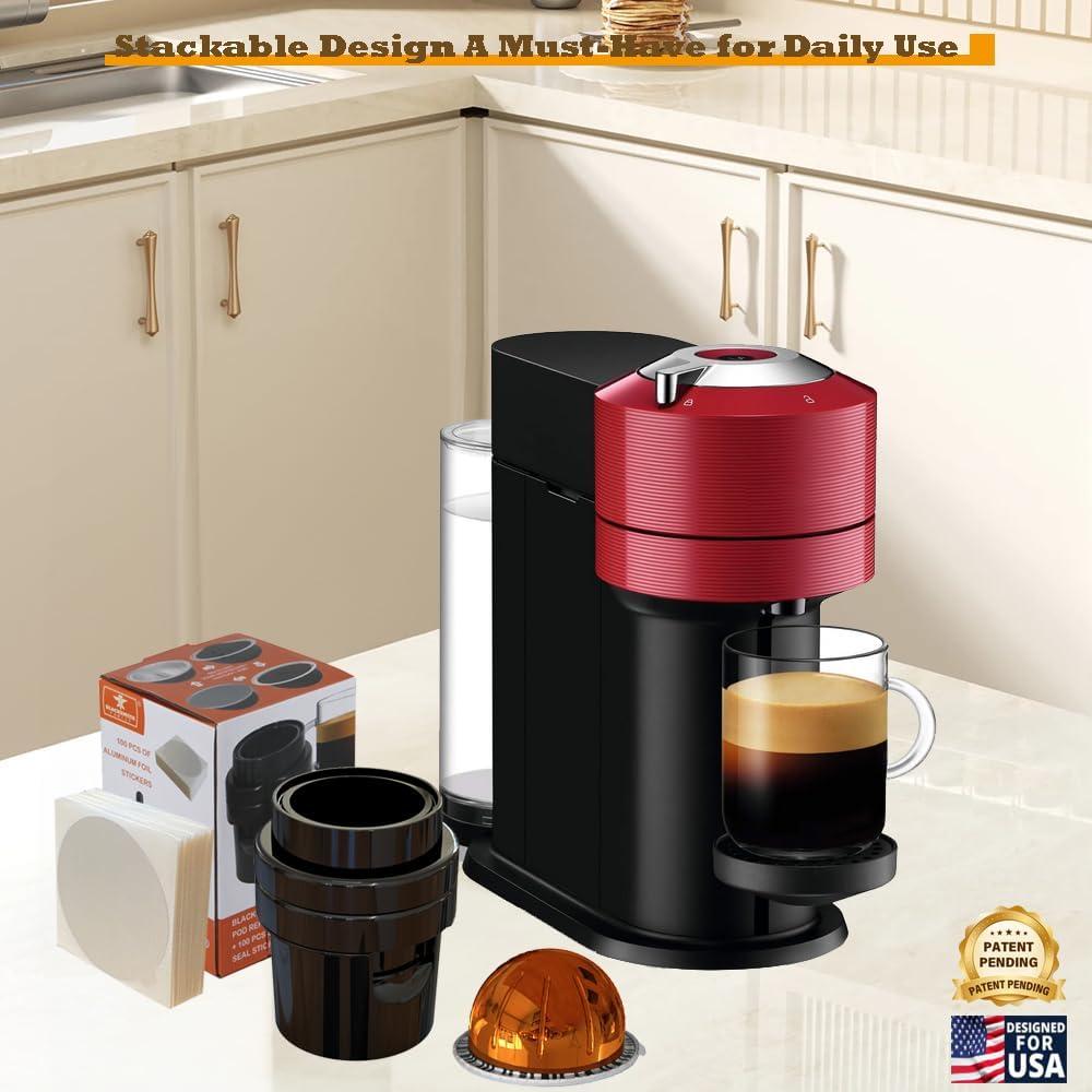 Kit de Herramientas Nespresso Vertuo + 100 Etiquetas Aluminio 63mm