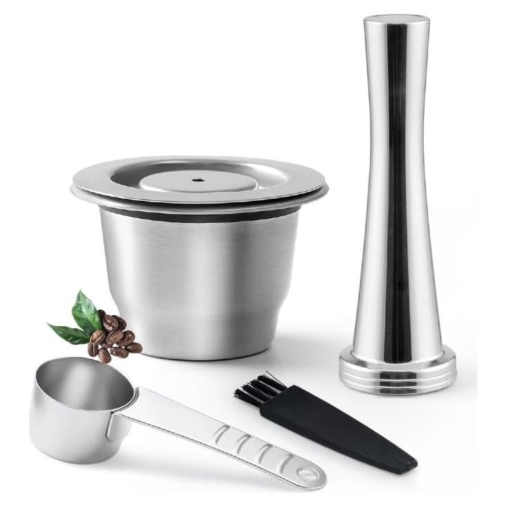 Cápsula de café reutilizable HAILASRE con prensador 67.8g