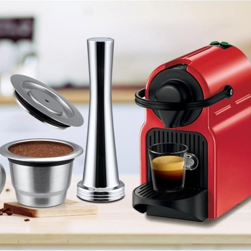 Cápsula de café reutilizable HAILASRE con prensador 67.8g